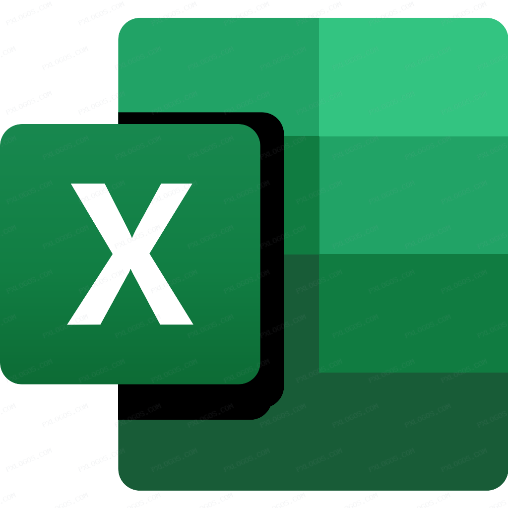 Microsoft Excel 2018 Logo PNG with transparent background