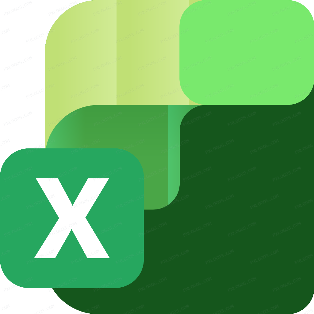 Microsoft Excel Logo PNG with transparent background