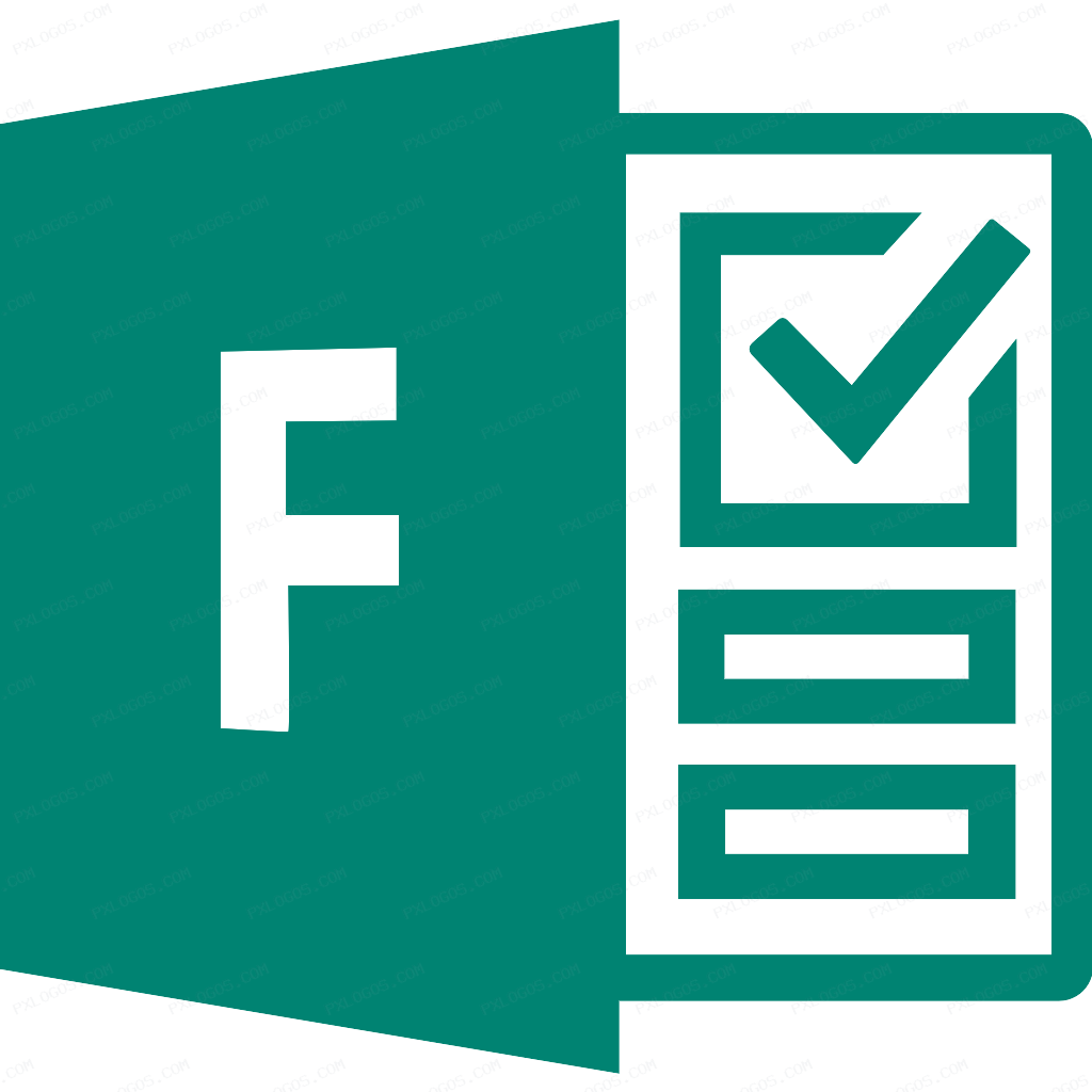 Microsoft Forms 2016 Logo PNG with transparent background