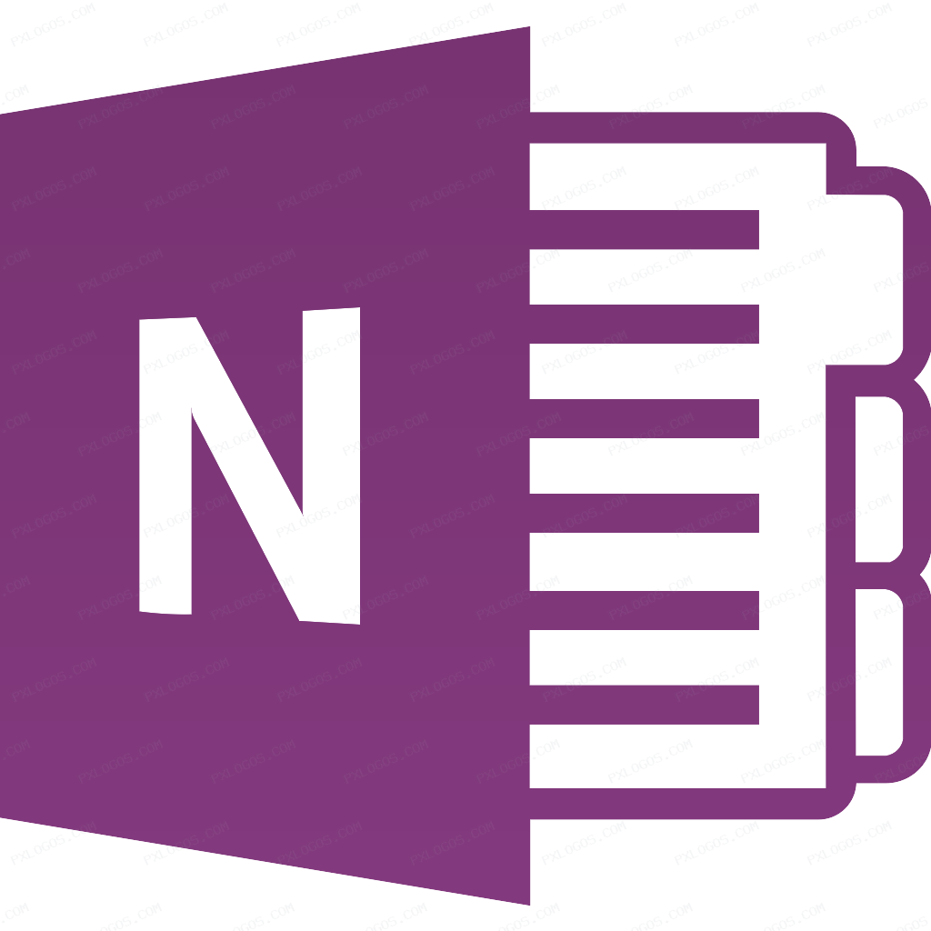 Microsoft Onenote 2013 Logo PNG with transparent background