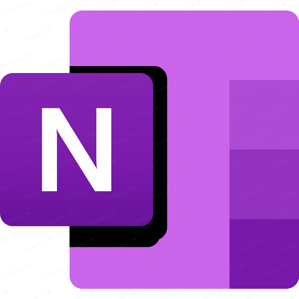 Microsoft Onenote 2018 Logo PNG with transparent background