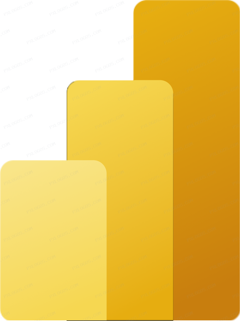Microsoft Power Bi Logo PNG with transparent background