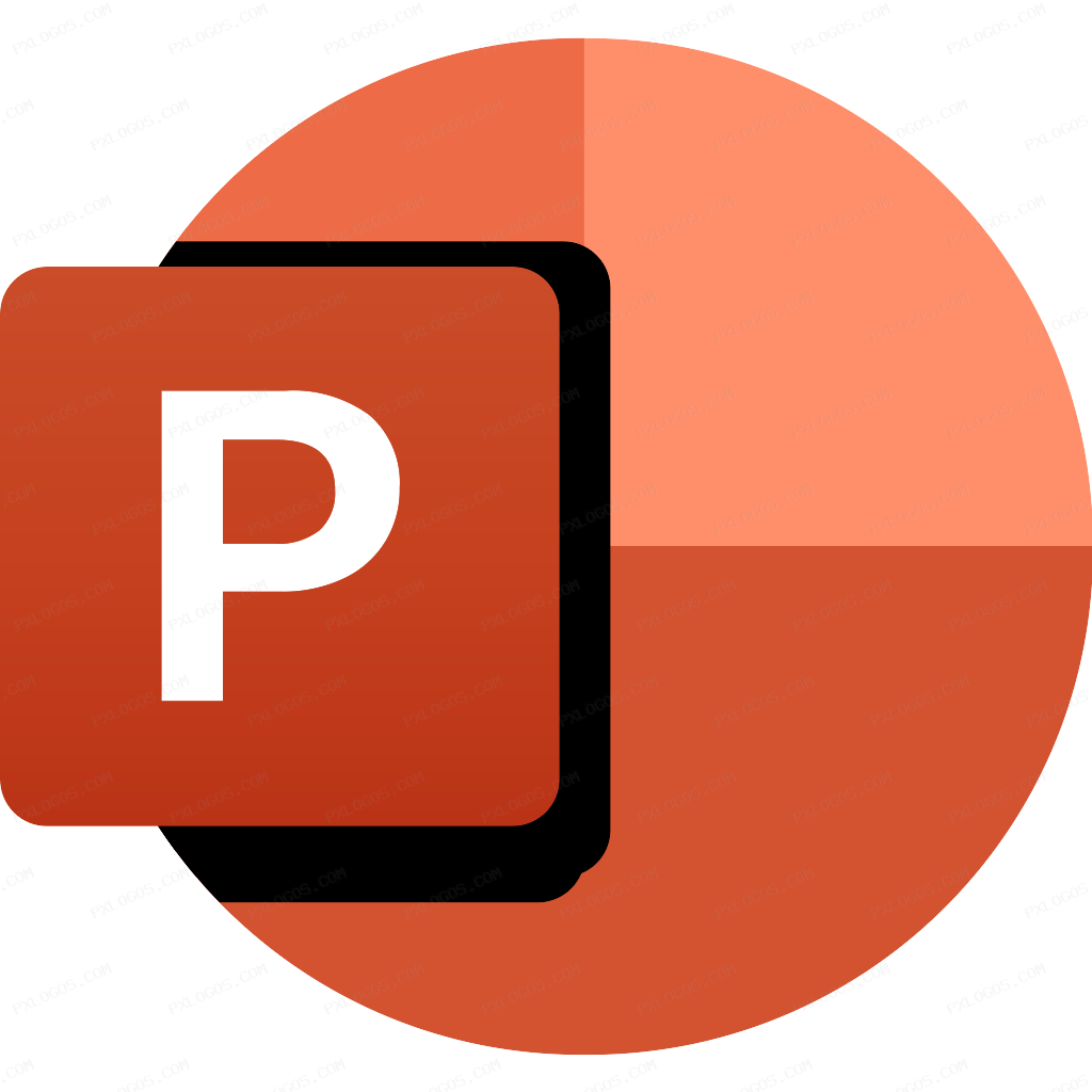 Microsoft Powerpoint 2018 Logo PNG with transparent background