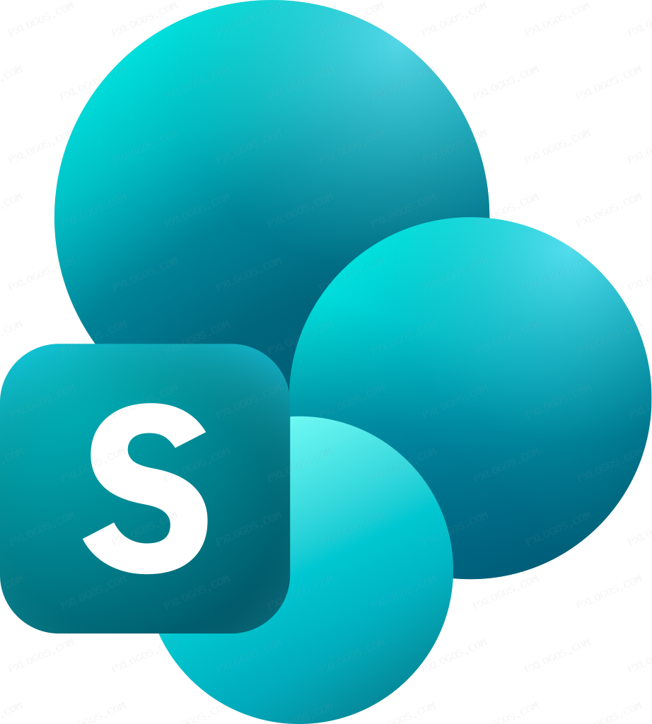 Microsoft Sharepoint Logo PNG with transparent background