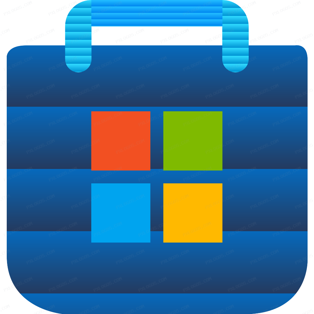 Microsoft Store Logo PNG with transparent background
