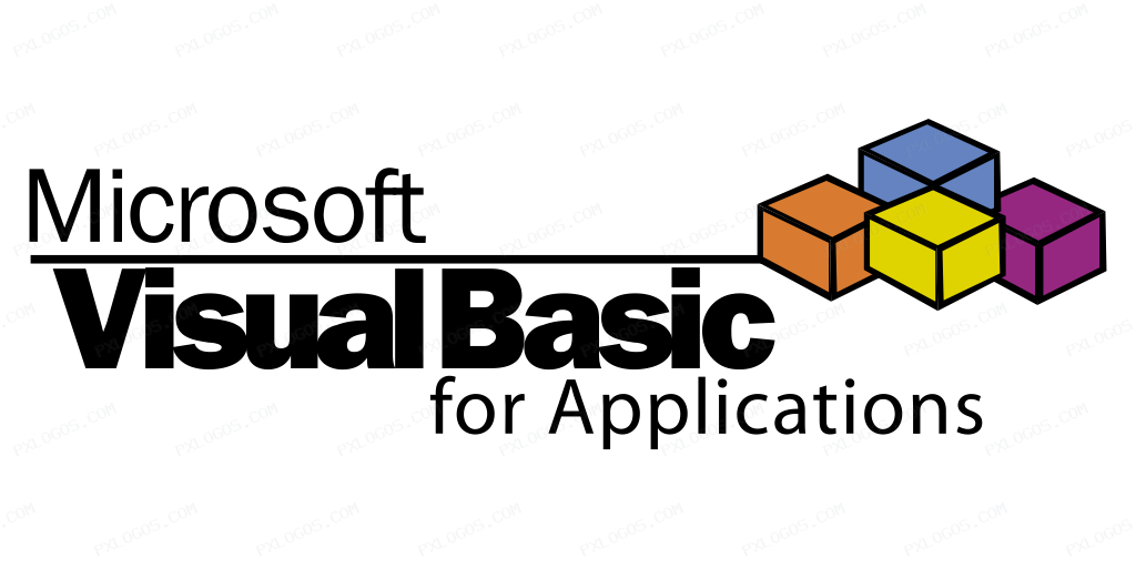 Microsoft Vb Wordmark Logo PNG with transparent background