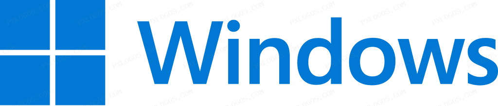 Microsoft Windows Wordmark Logo PNG with transparent background