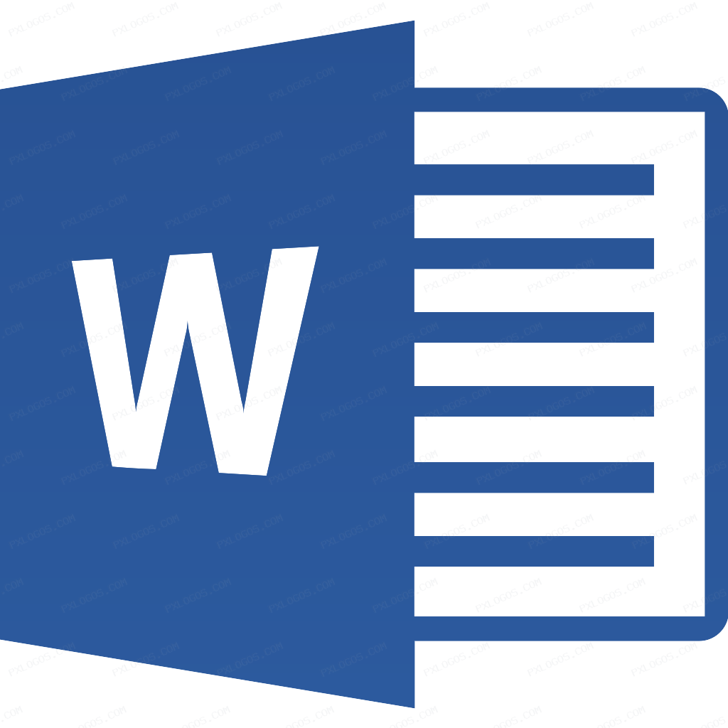 Microsoft Word 2013 Logo PNG with transparent background