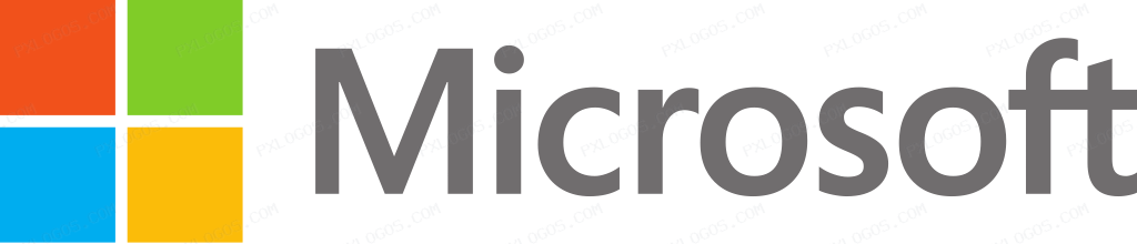 Microsoft Wordmark Logo PNG with transparent background