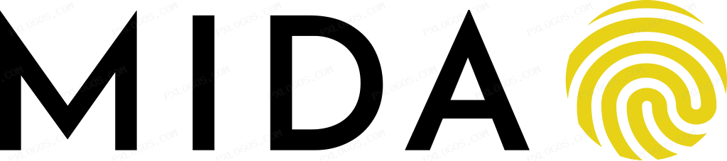 Mida Wordmark Logo PNG with transparent background