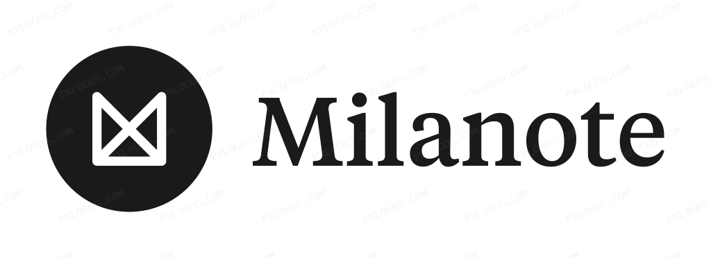 Milanote Wordmark Logo PNG with transparent background