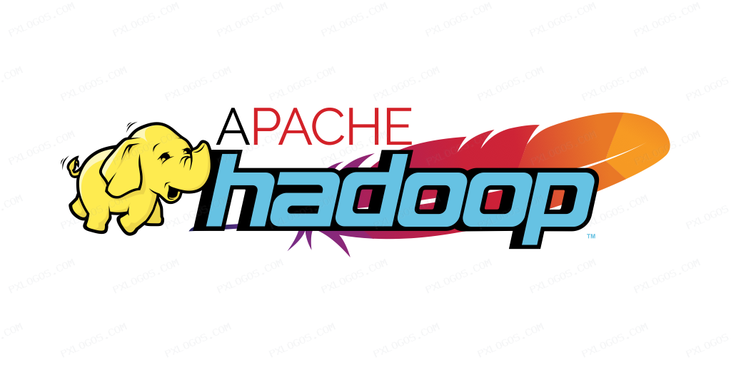 Apache Hadoop Wordmark Logo PNG with transparent background