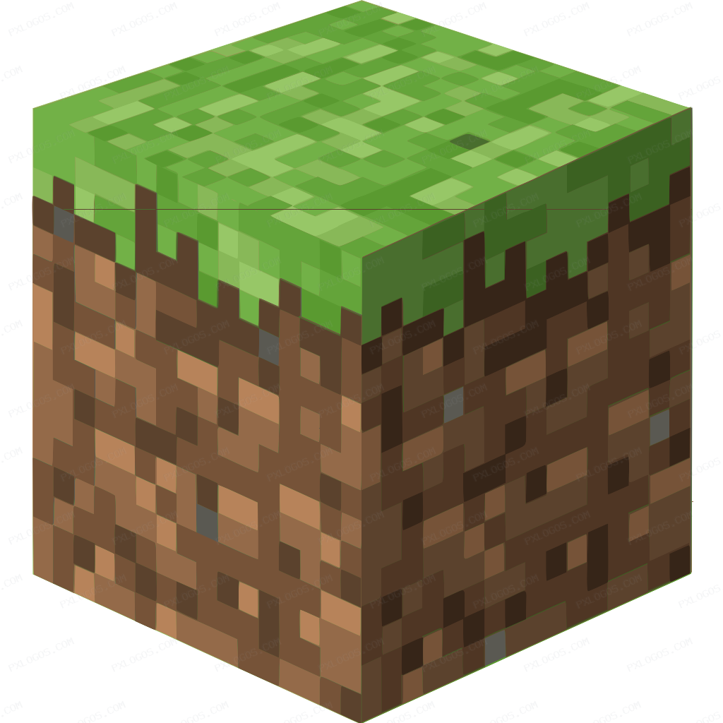 Minecraft Detailed Logo PNG with transparent background