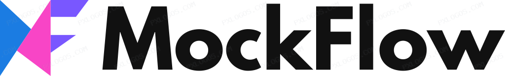 Mockflow Wordmark Logo PNG with transparent background