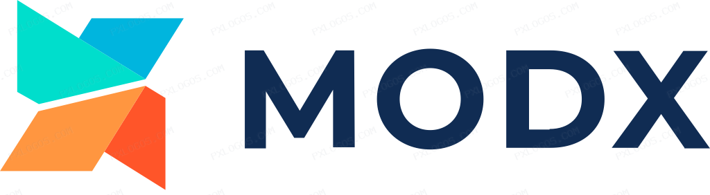Modx Wordmark Logo PNG with transparent background