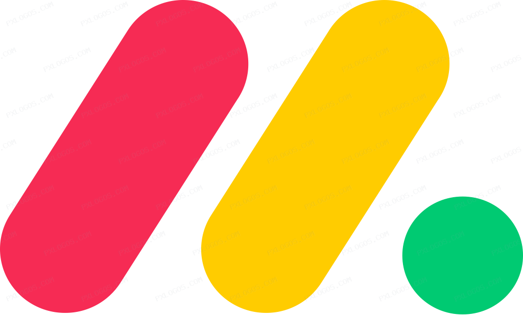 Monday Logo PNG with transparent background