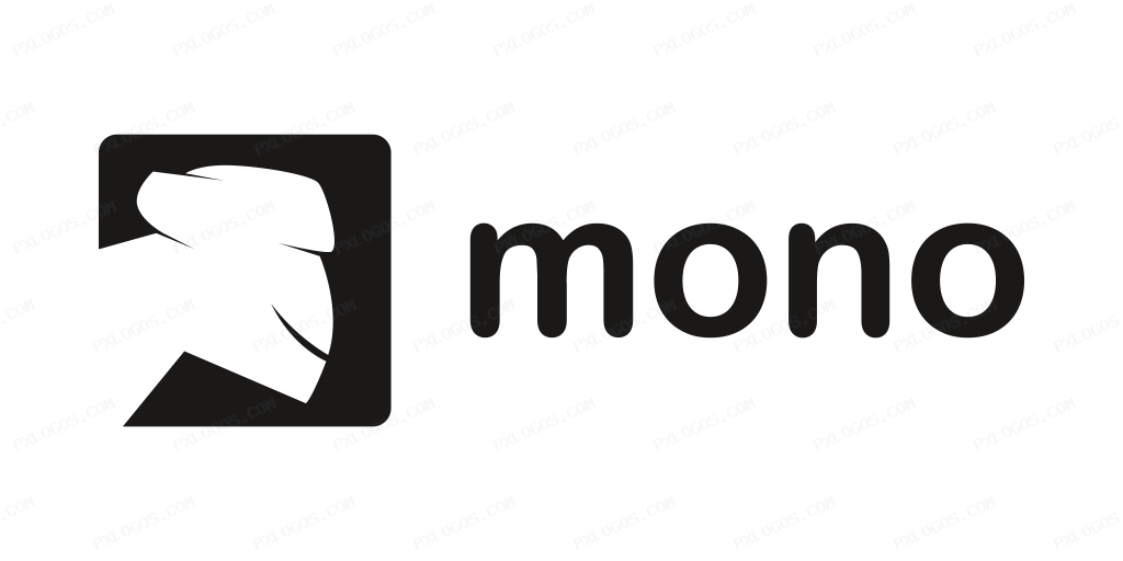 Mono Project Wordmark Logo PNG with transparent background