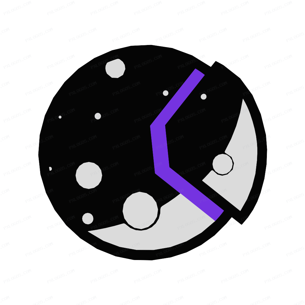 Mooned Logo PNG with transparent background