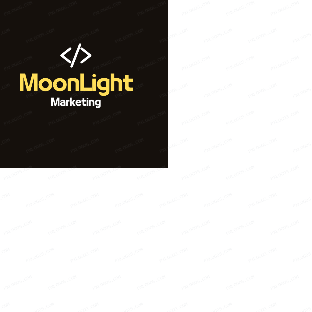 Moonlight Marketing Logo PNG with transparent background