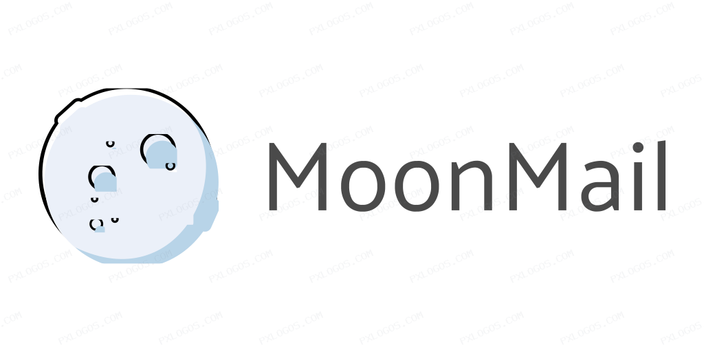 Moonmailio Wordmark Logo PNG with transparent background