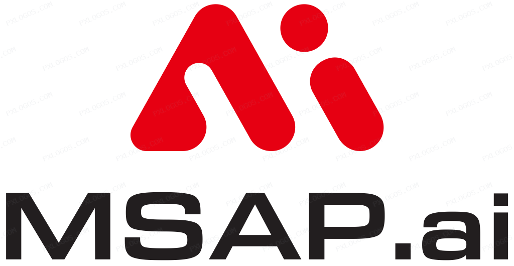 Msap AI Logo PNG with transparent background