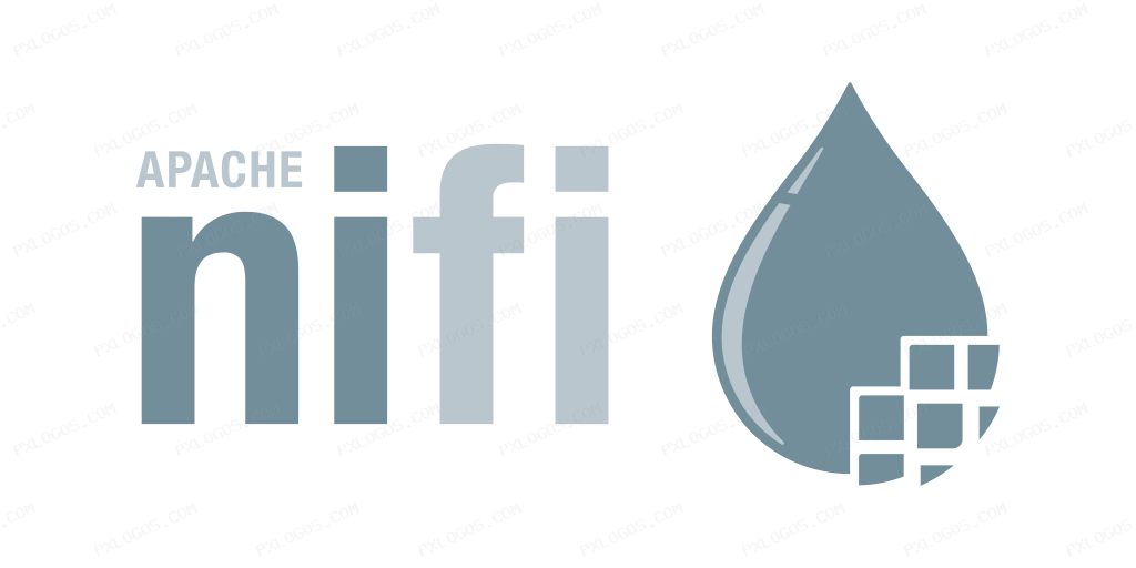 Apache Nifi Wordmark Logo PNG with transparent background