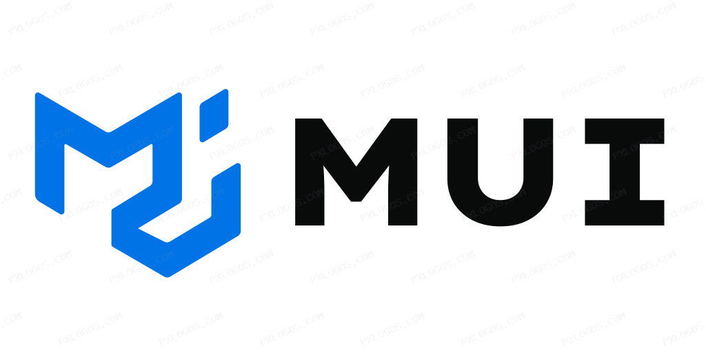 Mui Wordmark Logo PNG with transparent background