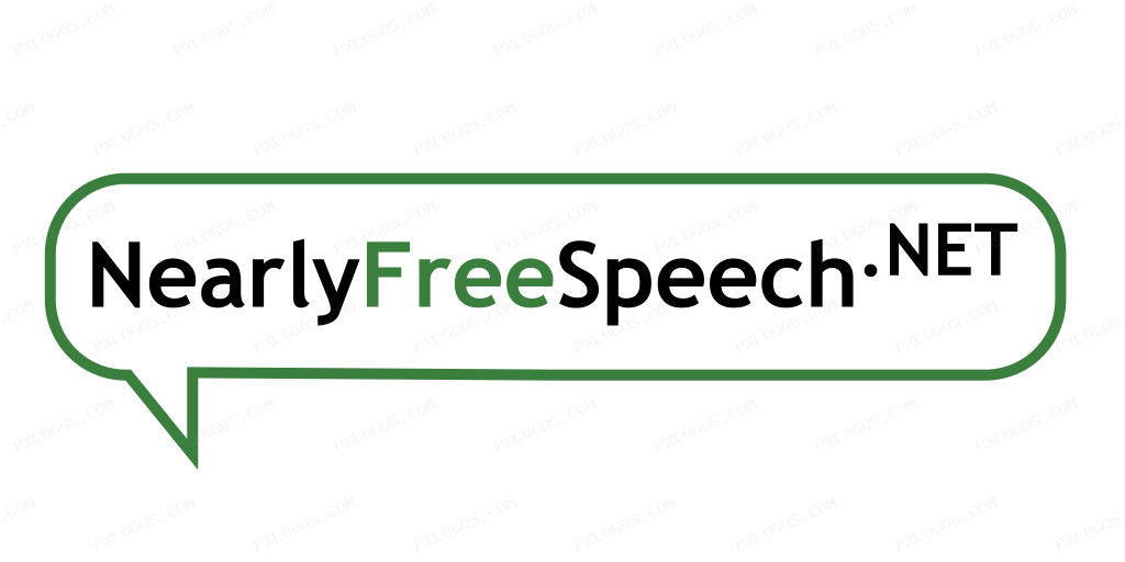 Nearlyfreespeech Wordmark Logo PNG with transparent background