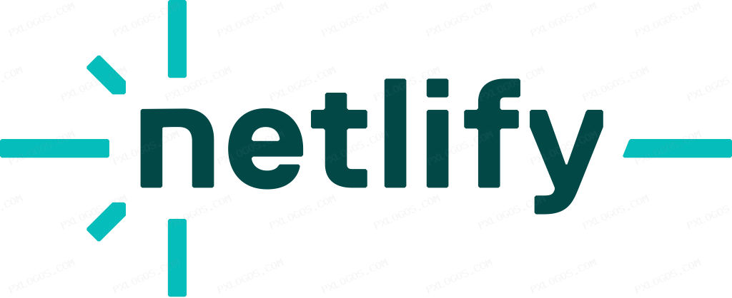 Netlify Wordmark Logo PNG with transparent background