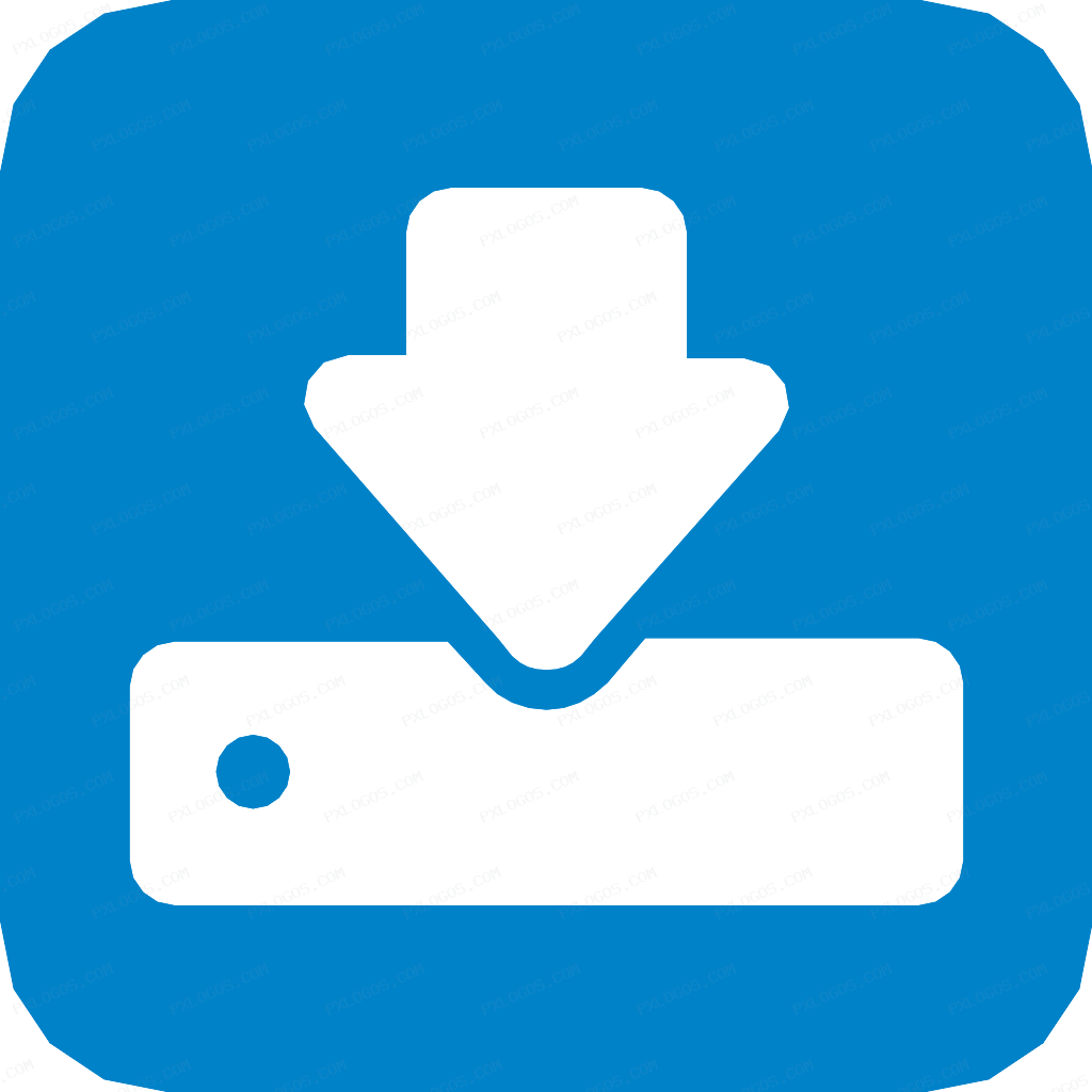 Nextcloud Ncdownloader Logo PNG with transparent background
