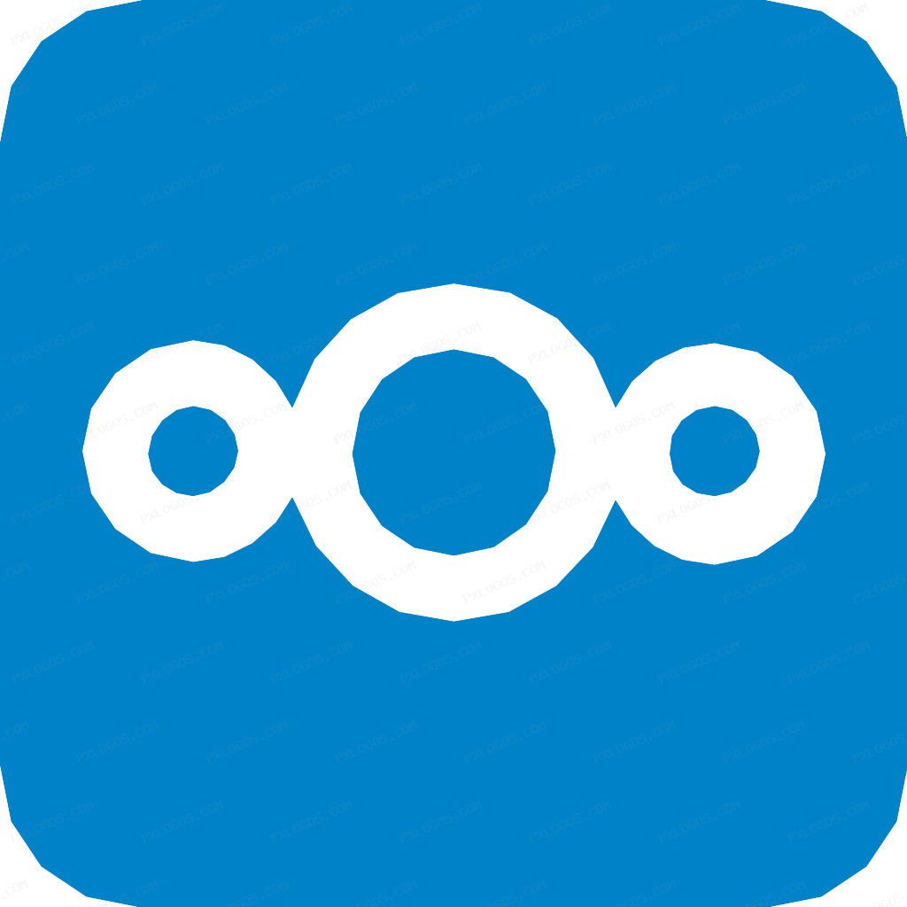 Nextcloud White Logo PNG with transparent background