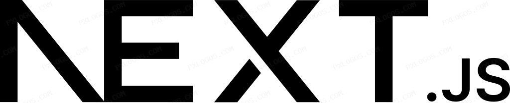 Next.js Wordmark Logo PNG with transparent background
