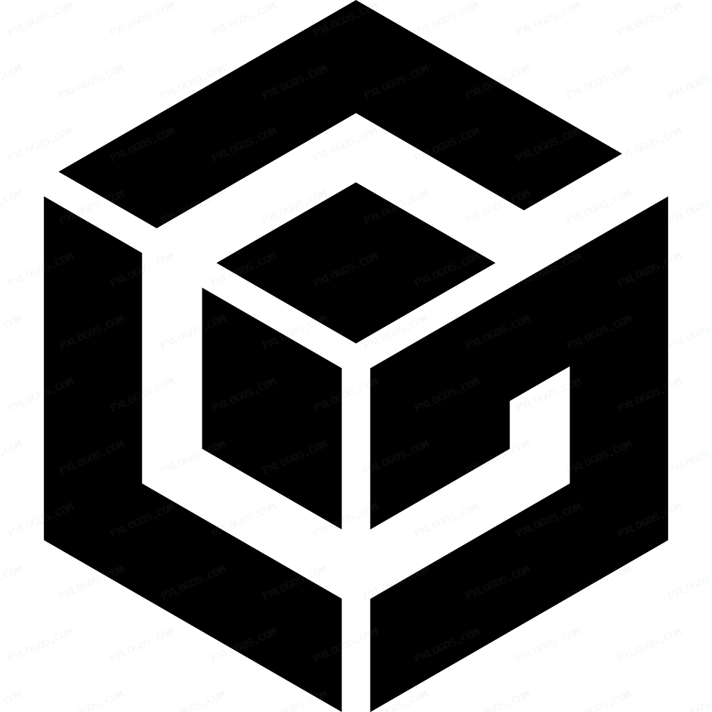 Nintendo Gamecube Logo PNG with transparent background