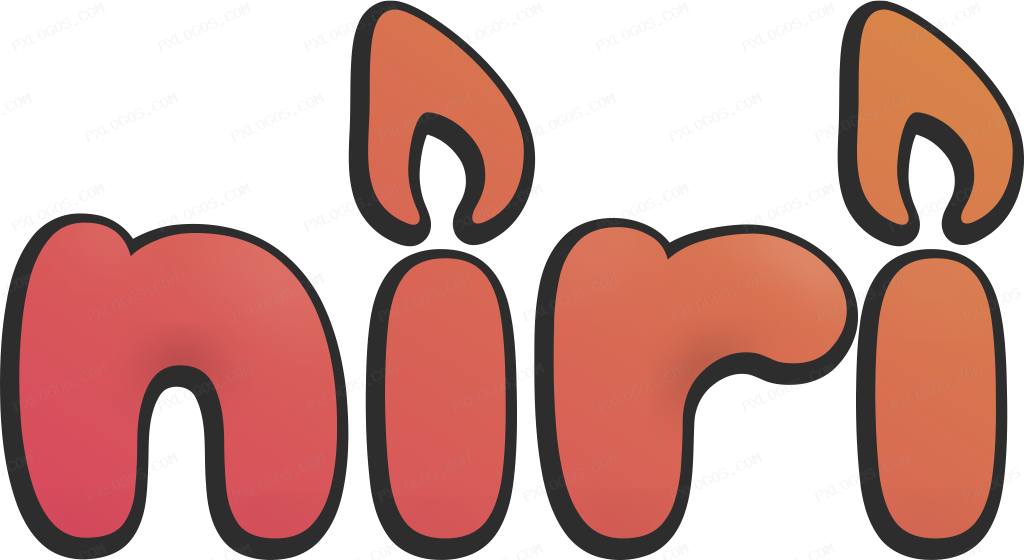 Niri Wordmark Logo PNG with transparent background