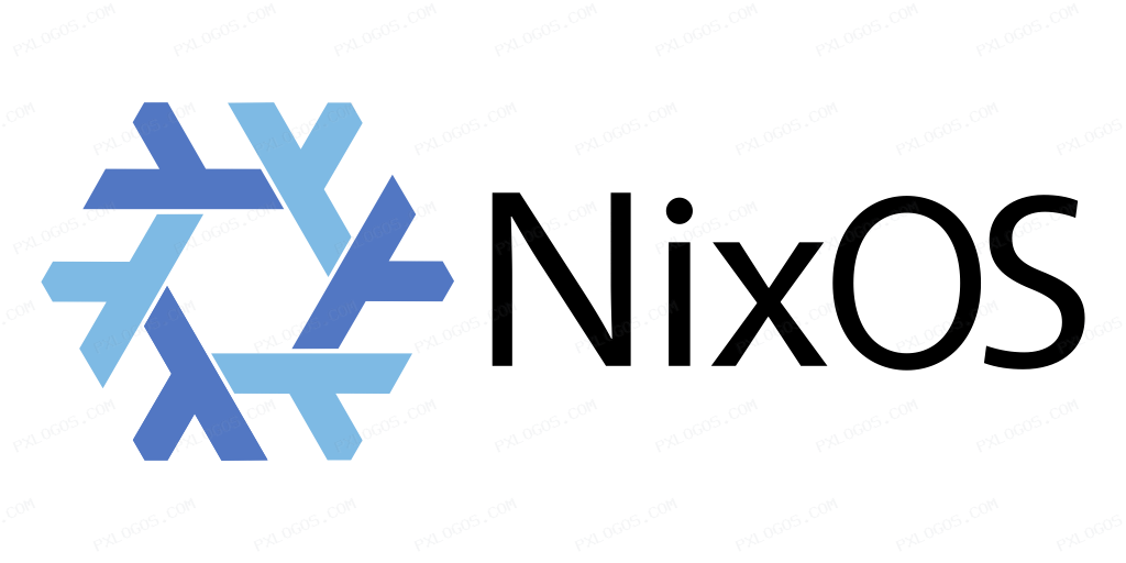 Nixos Wordmark Logo PNG with transparent background