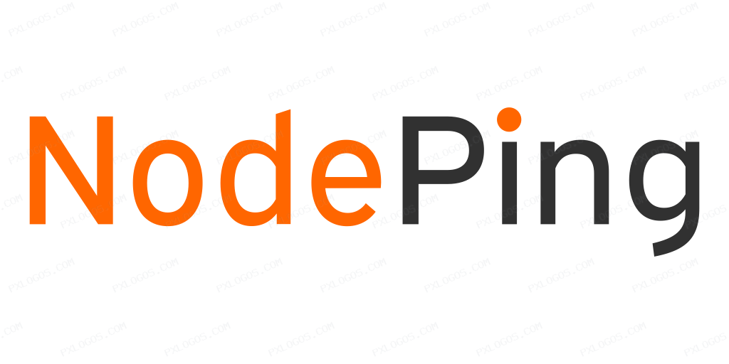 Nodeping Wordmark Logo PNG with transparent background
