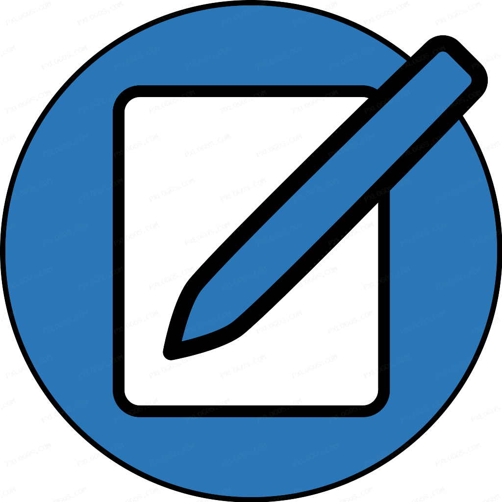 Note Mark Logo PNG with transparent background
