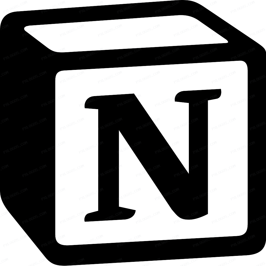 Notion Logo PNG with transparent background