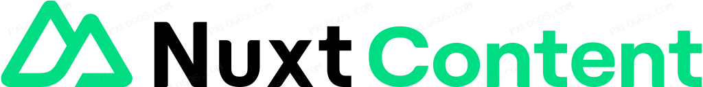 Nuxt Content Logo PNG with transparent background