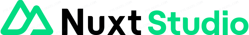 Nuxt Studio Logo PNG with transparent background