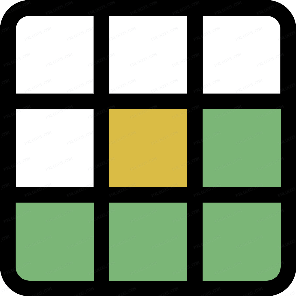 Nyt Wordle Logo PNG with transparent background