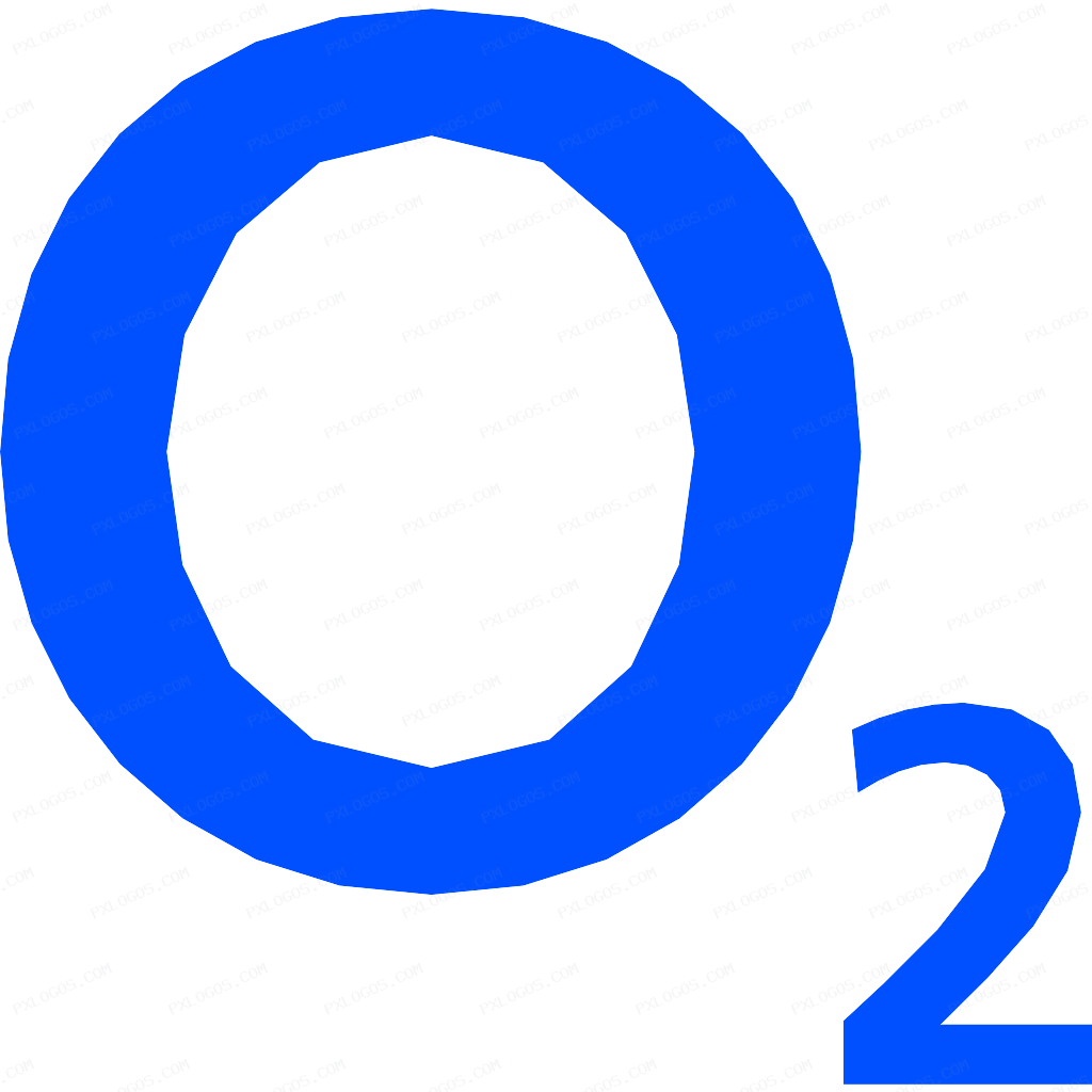 O2 Logo PNG with transparent background