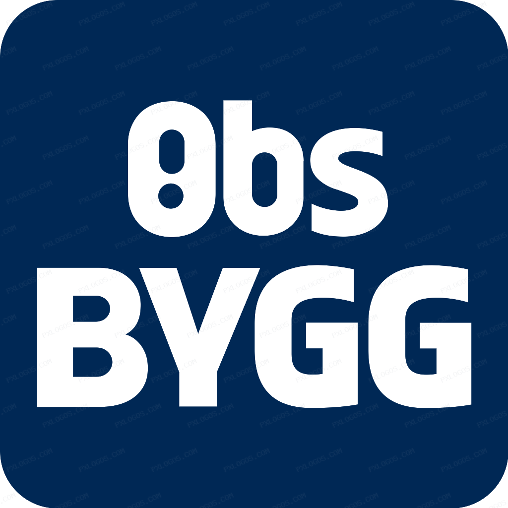 Obs Bygg Logo PNG with transparent background