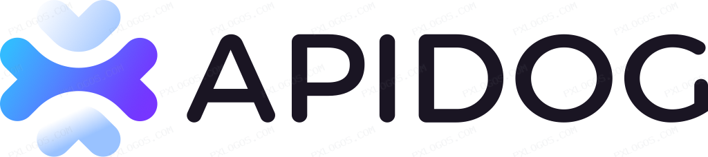 Apidog Wordmark Logo PNG with transparent background