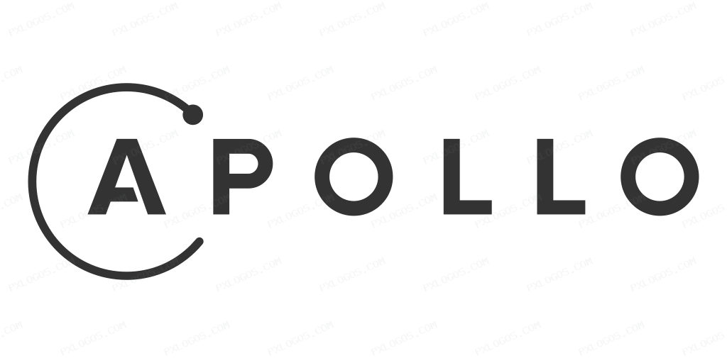 Apollo GraphQL Wordmark Logo PNG with transparent background