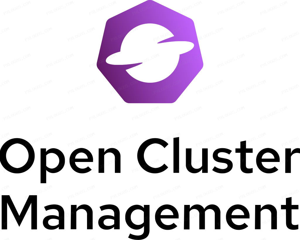 Open Cluster Management Logo PNG with transparent background