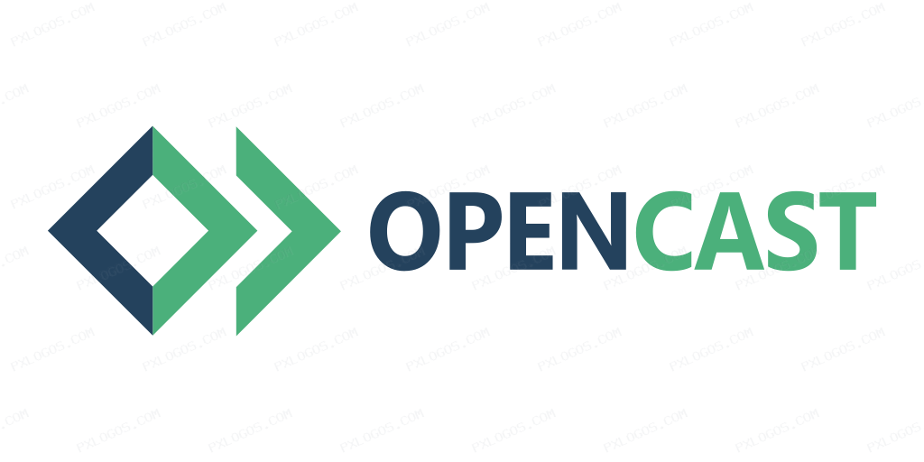 Opencast Wordmark Logo PNG with transparent background