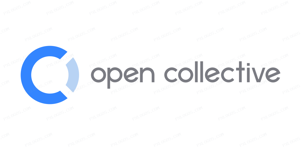 Opencollective Wordmark Logo PNG with transparent background