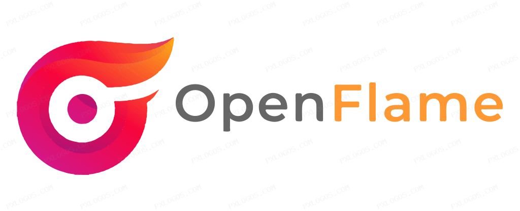 Openflame Logo PNG with transparent background
