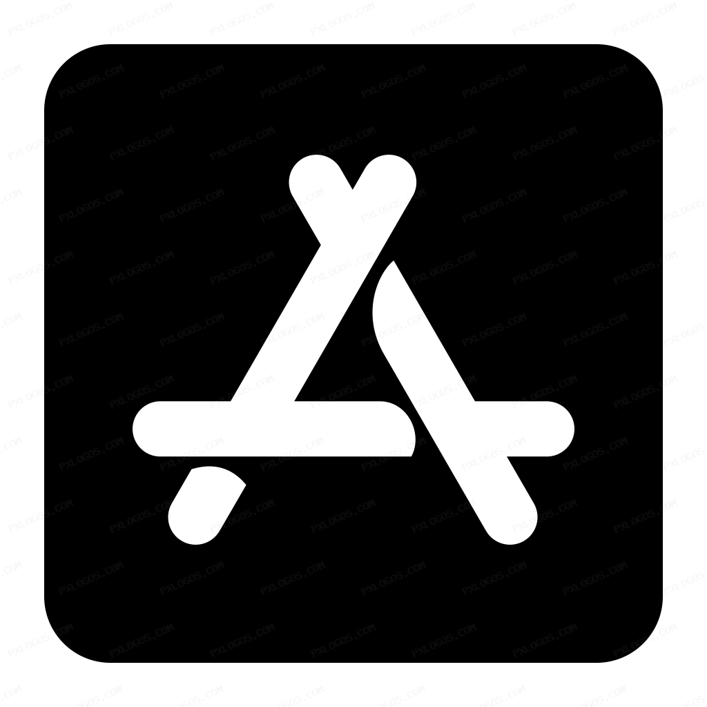 App Store iOS Logo PNG with transparent background